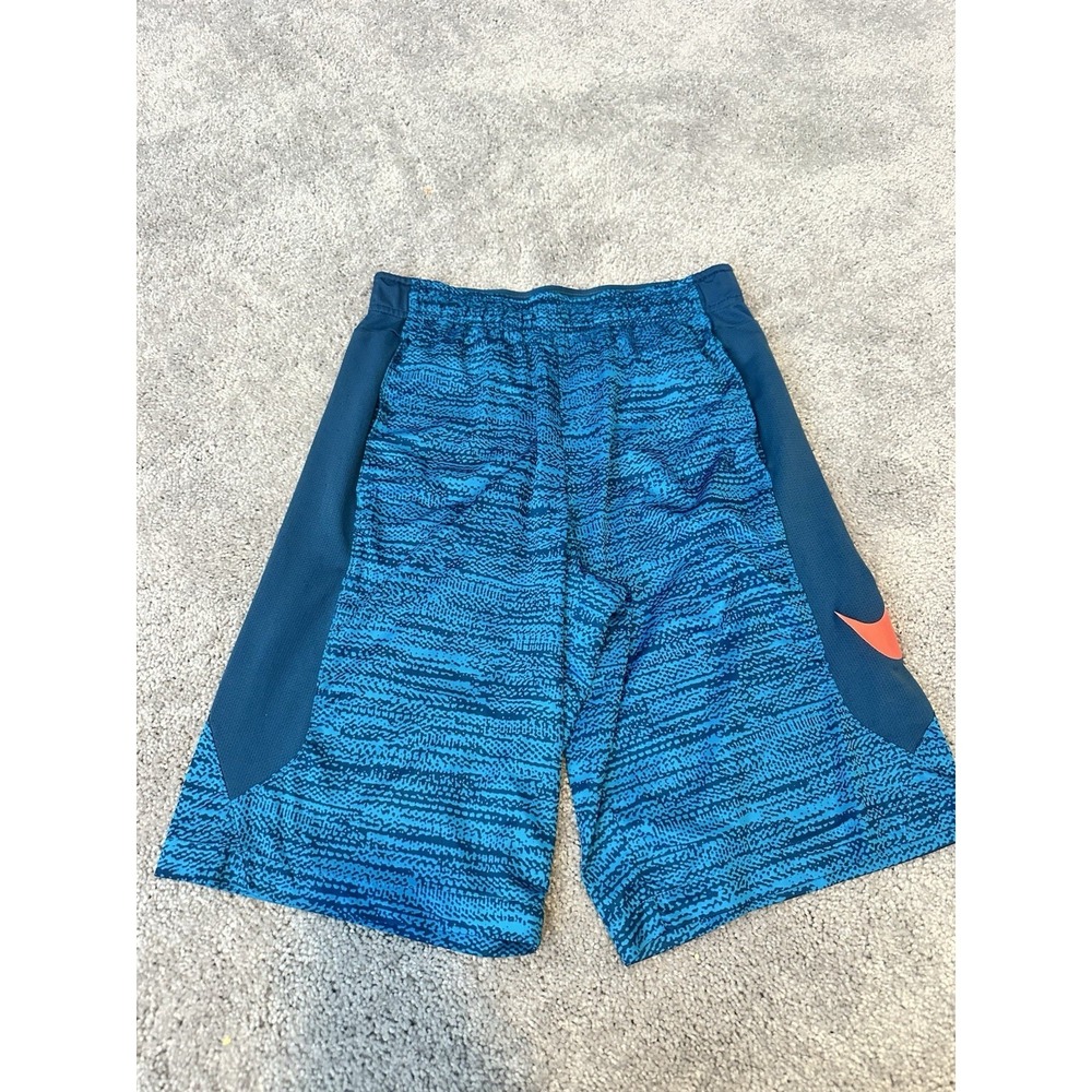 Nike Pro Men's Training Athletic Shorts Blue Small